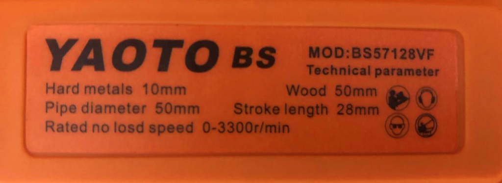 YAOTO Lithium Battery Reciprocating Saw BS-57128VF-Zhejiang Baosheng Tools Co., Ltd.