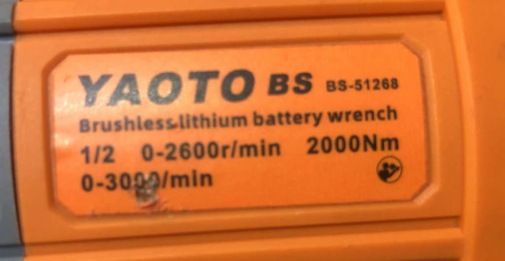 YAOTO电扳手BS-51268-Zhejiang Baosheng Tools Co., Ltd.