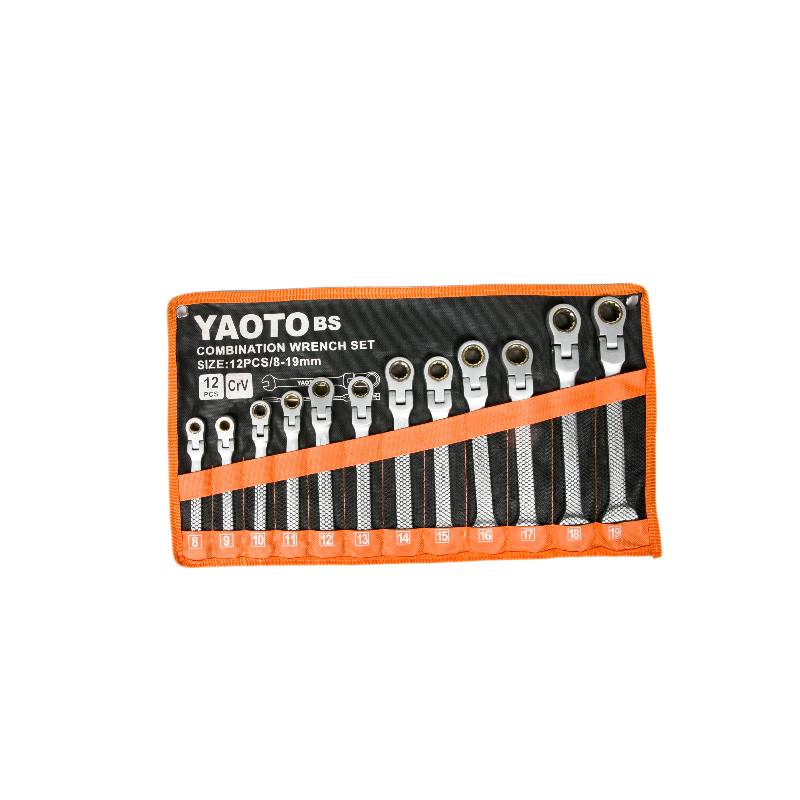 Набор ключей с трещоткой комбинированных шарнирных 12В1-浙江宝昇工具有限公司