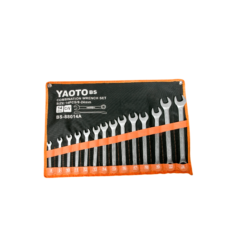 Набор ключей комбинированных YAOTO BS 8-24mm，14шт-浙江宝昇工具有限公司