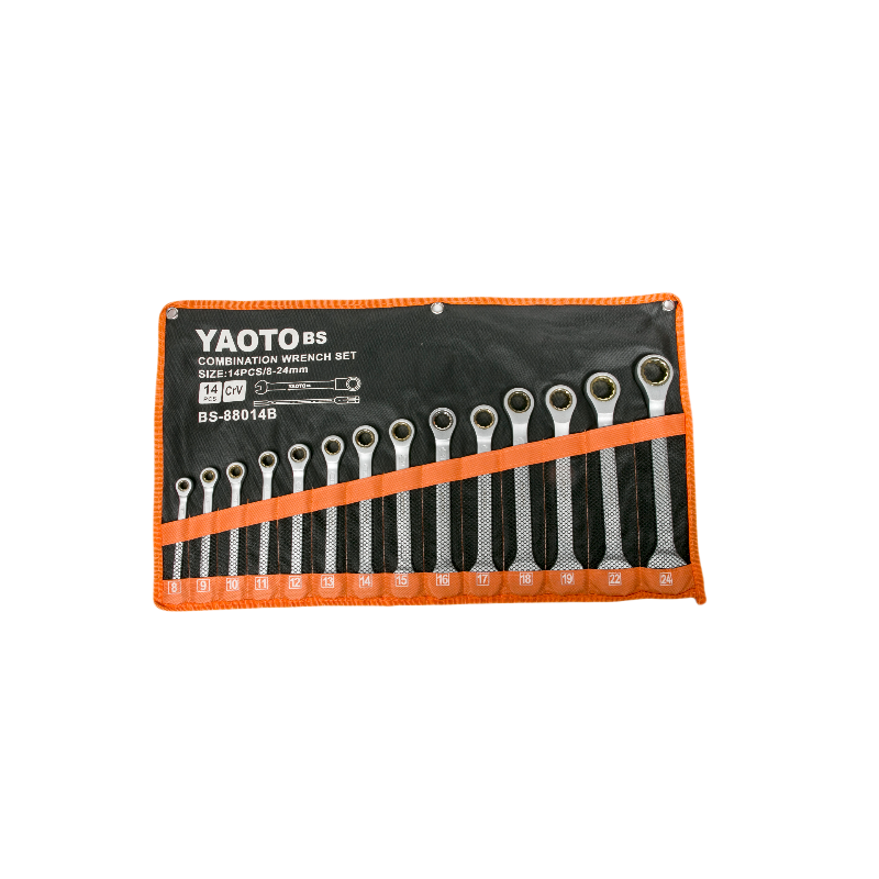 Набор комбинированных трещоточных ключей 14В1-浙江宝昇工具有限公司