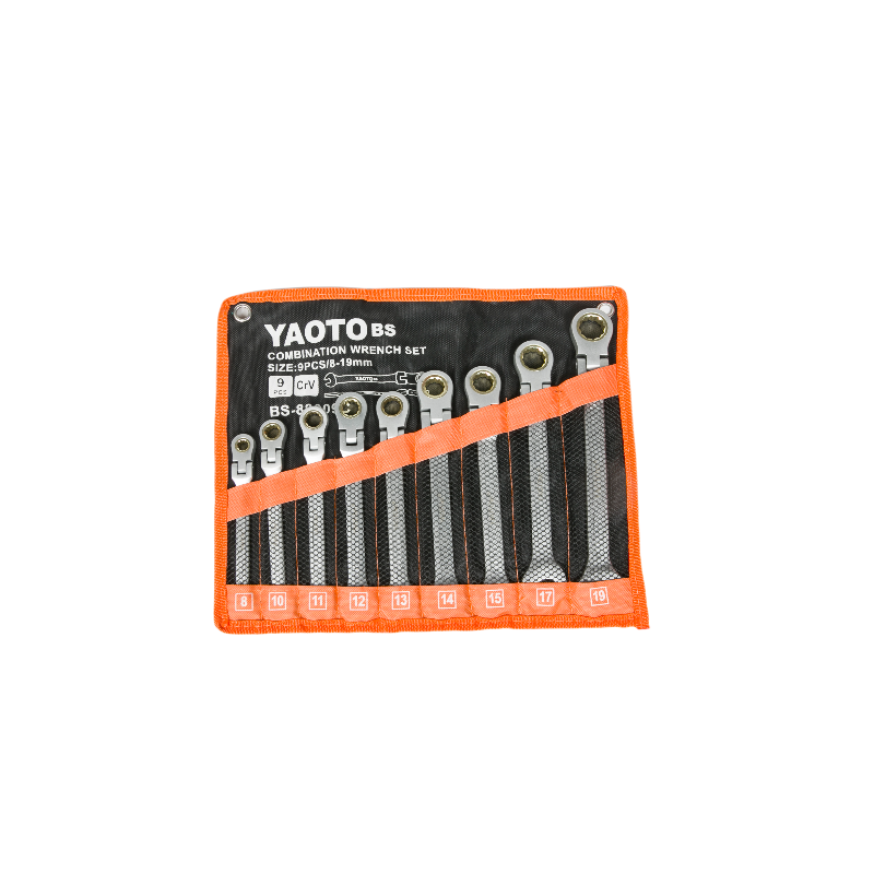 Набор ключей с трещоткой комбинированных шарнирных 9В1-浙江宝昇工具有限公司